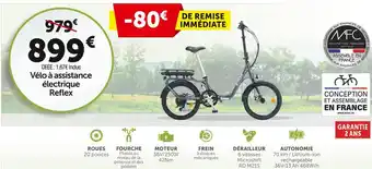 Roady Manufacture francaise du cycle vélo à assistance électrique reflex offre