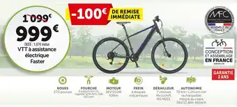 Roady Manufacture francaise du cycle vtt à assistance électrique faster offre