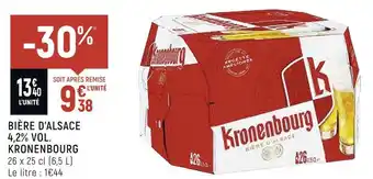 Spar Kronenbourg bière d’alsace 4,2% vol. offre