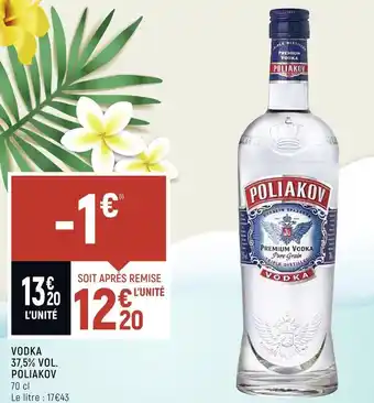 Spar Poliakov vodka 37,5% vol. offre