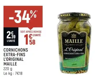 Spar Maille cornichons extra-fins l’original offre