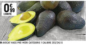 Spar Avocat hass pré-mûri offre