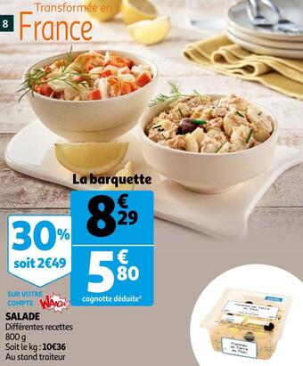 Auchan Salade offre