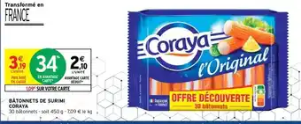 Intermarché Hyper Coraya Bâtonnets de Surimi offre