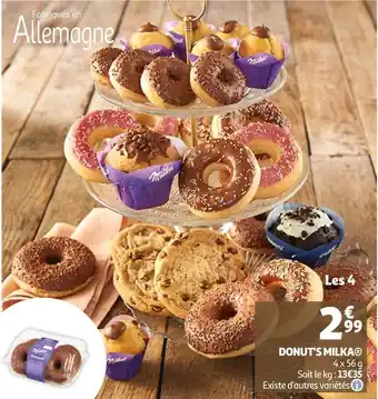 Auchan Milka donut's offre