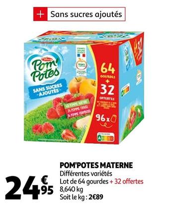 Auchan Materne pom'potes offre