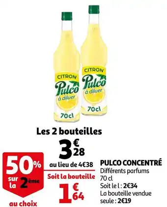 Auchan Pulco pulco concentré offre