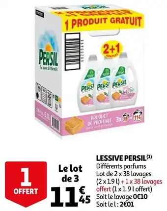 Auchan Persil lessive offre