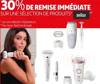 Auchan Braun bon plan sur une sélection de produits braun offre