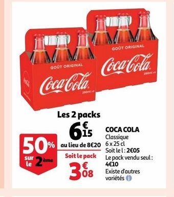 Auchan Supermarché Coca cola offre