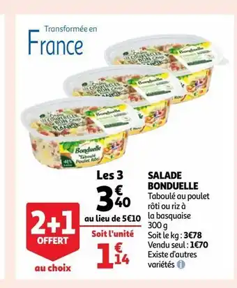 Salade bonduelle