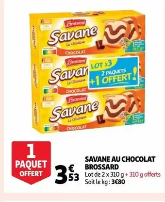 Auchan Supermarché Savane au chocolat brossard offre