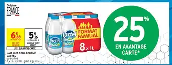 Intermarché Hyper Lactel Lait Uht Demi-écrémé offre