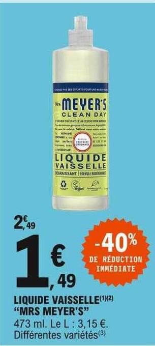 E.Leclerc Liquide Vaisselle offre