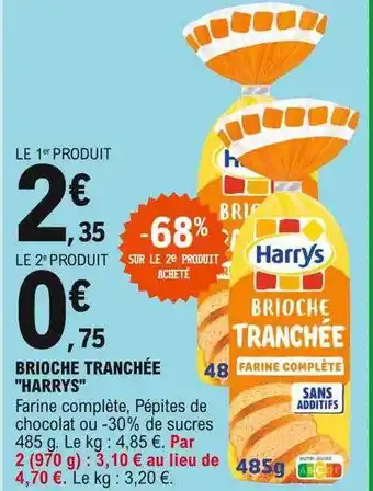 E.Leclerc Brioche Tranchée offre