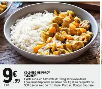 E.Leclerc Colombo De Porc offre