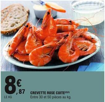 E.Leclerc Crevette Rose Cuite offre