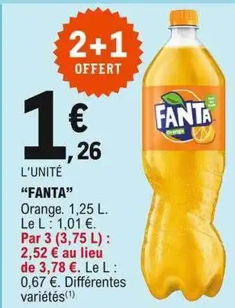 E.Leclerc Offre "fanta" chez E Leclerc offre