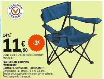E.Leclerc Fauteuil De Camping offre