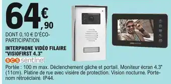 Interphone Vidéo Filaire