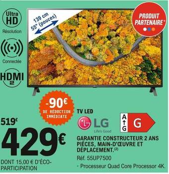 E.Leclerc Tv Led Lg offre