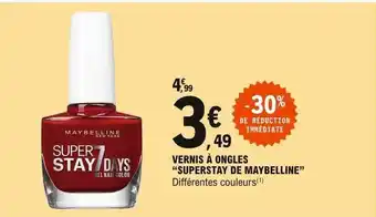 E.Leclerc Vernis à Ongles offre
