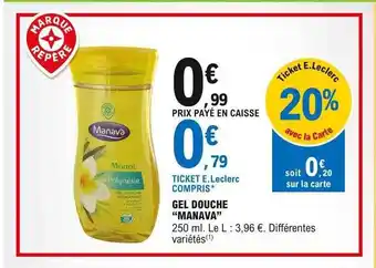 E.Leclerc Gel Douche offre