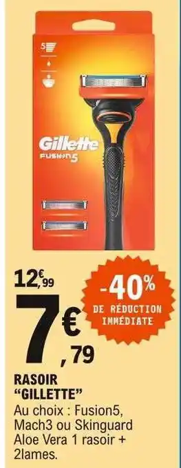E.Leclerc Rasoir offre