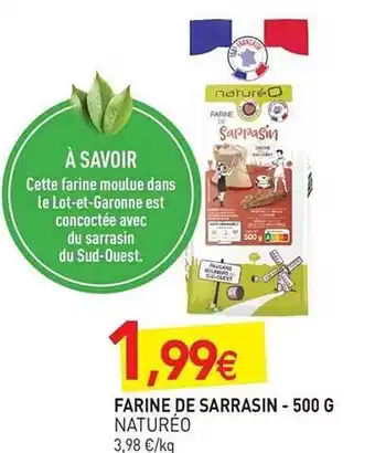 naturéO Farine De Sarrasin Naturéo offre