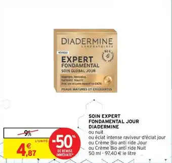 Intermarché Hyper DIADERMINE soin expert fondamental jour offre