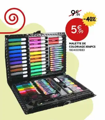 Malette de coloriage X86pcs