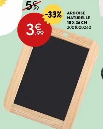 Maxi Bazar Ardoise naturelle 18x26cm offre