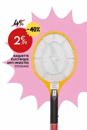 Maxi Bazar Raquette électrique anti-insectes offre