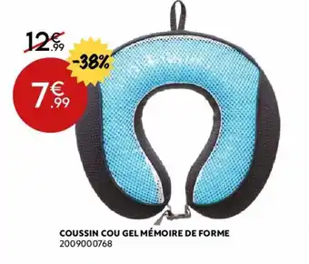 Maxi Bazar Coussin cou gel mémoire de forme offre