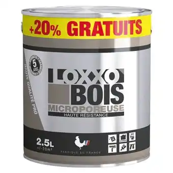 Décor Discount Peinture blanche loxxo bois spéciale bois extérieur 3l offre