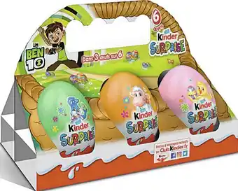 Casino Supermarchés BON PLAN SUR UNE SÉLECTION DE PRODUITS (COLLECTION PAQUES) DE LA MARQUE KINDER offre