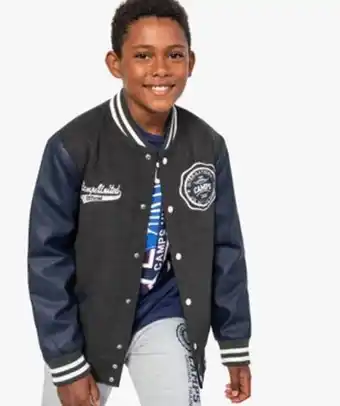 Gémo Blouson garçon bicolore et bimatière - camps vue1 - camps united - gemo offre