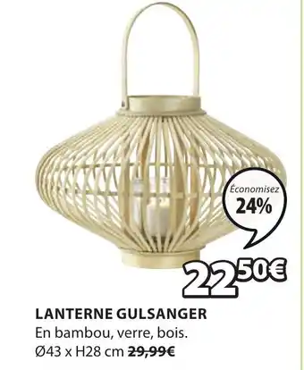 JYSK Lanterne Gulsanger offre