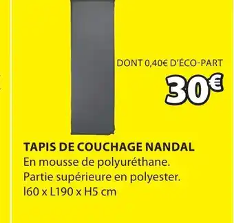 Tapis De Couchage Nandal