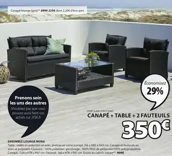 JYSK Ensemble Lounge Mora offre