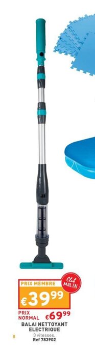 Trafic Balai nettoyant electrique offre