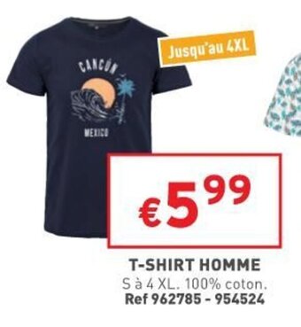 Trafic T-shirt homme offre