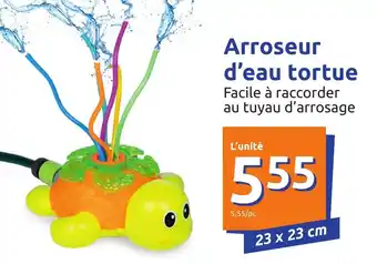 Action Arroseur d'eau tortue offre