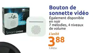 Bouton de sonnette vidéo