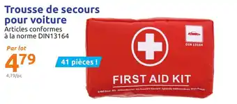 Action Trousse de secours pour voiture offre