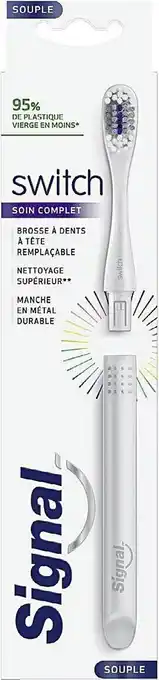 Casino Supermarchés Brosse à dents à tête remplaçable Switch soin complet Souple offre