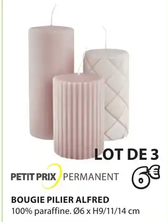 JYSK Bougie Pilier Alfred offre