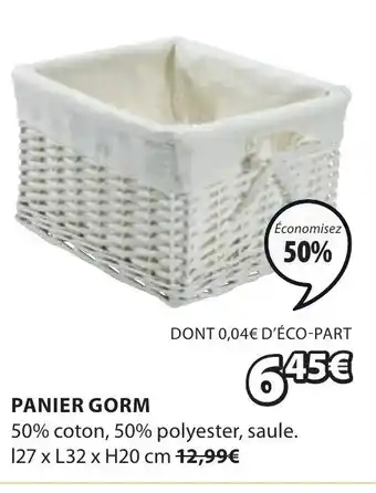 JYSK Panier Gorm offre