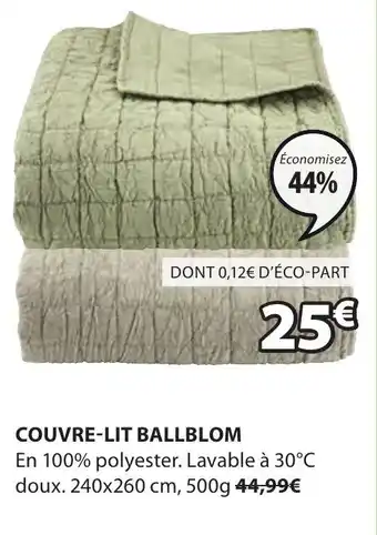 JYSK Couvre-lit Ballblom offre
