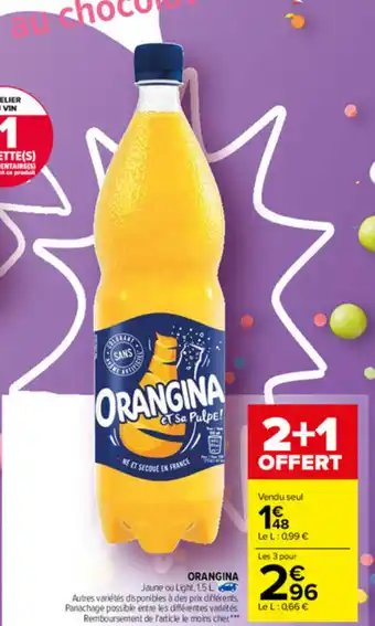 Carrefour Orangina offre